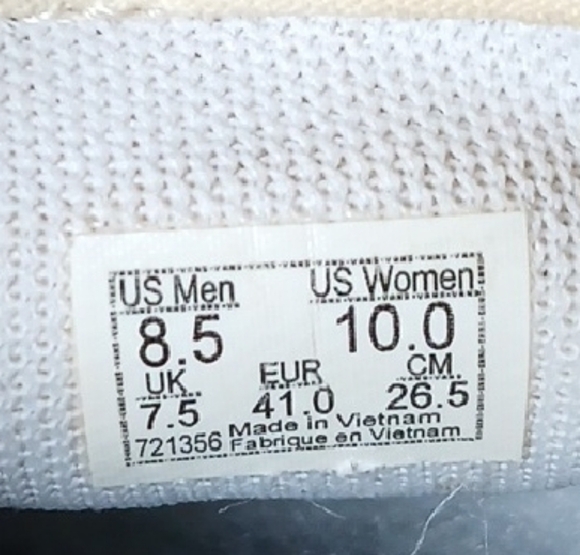 Vans Slip-On Suede Sneakers in Cream with Black Embroidered Logo - Picture 8 of 8